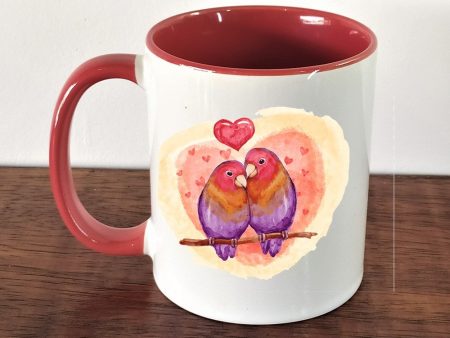 Mug tradicional de color dentro