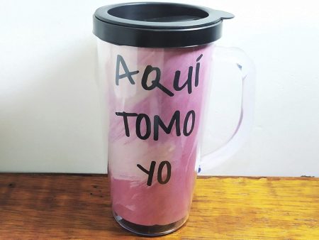 Mug con etiqueta personalizable