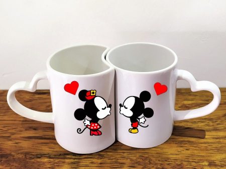 Mug Pareja oreja corazón