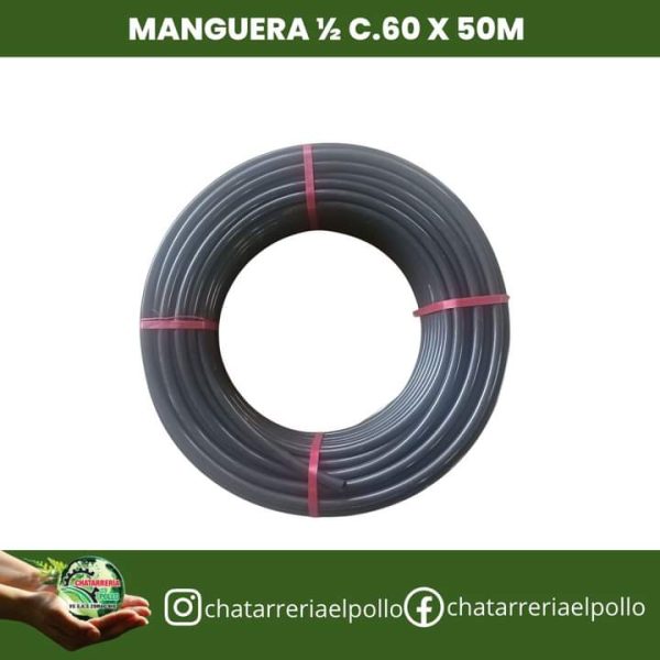 100% Manguera fabricada con material plastico